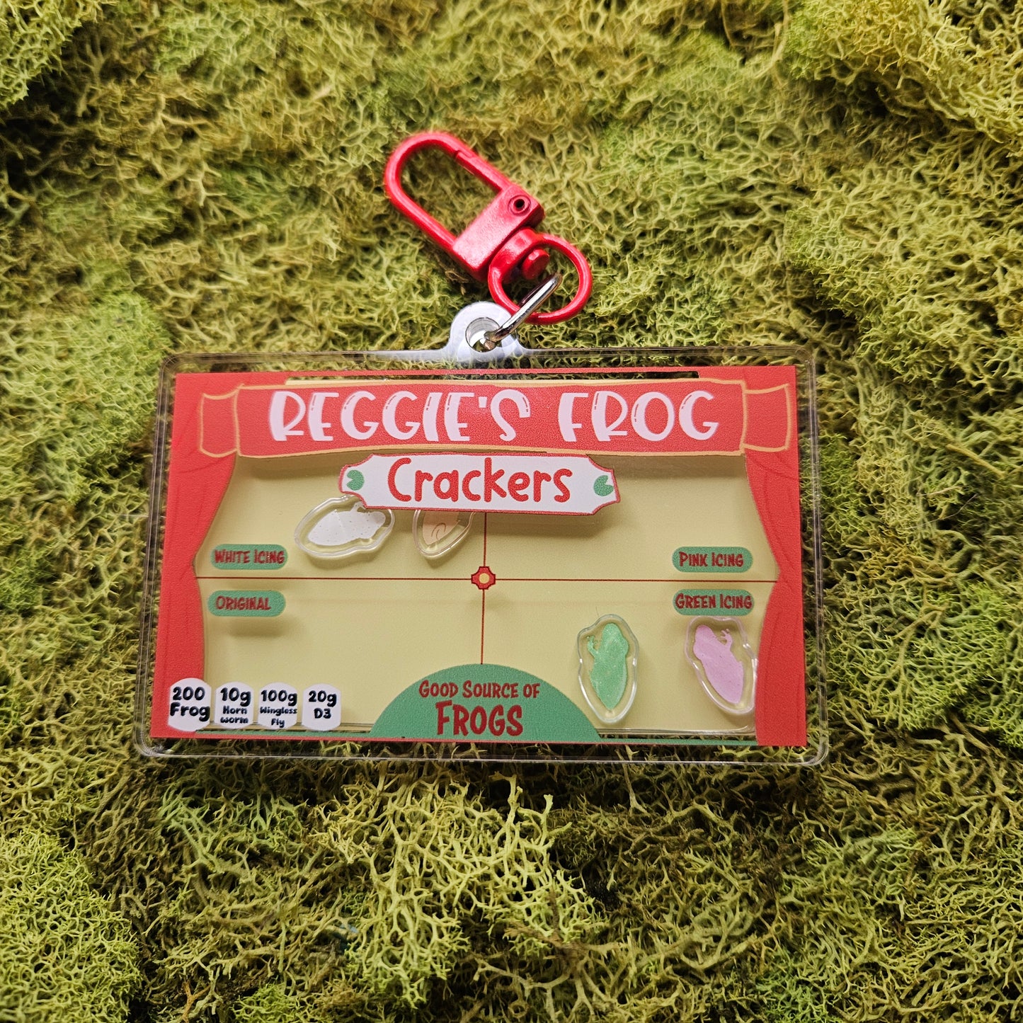Preorder Circus Frog Cookies Shaker Keychain
