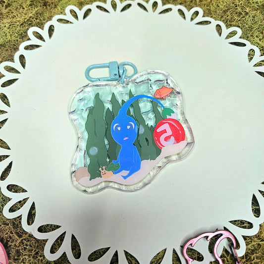 Underwater Pik Wavy Keychain