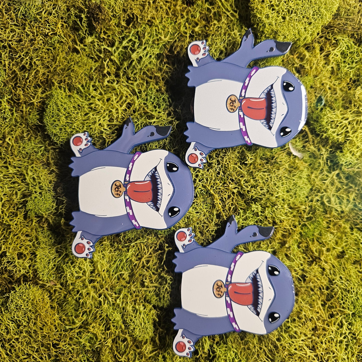 Jeffy Sitting Enamel Pin