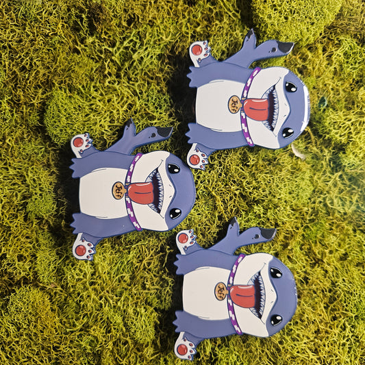 Jeffy Sitting Enamel Pin