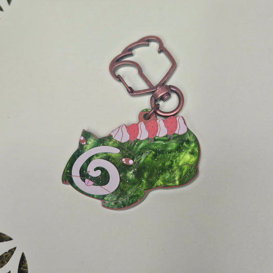 Matcha Cake roll frog special acyrlic keychain