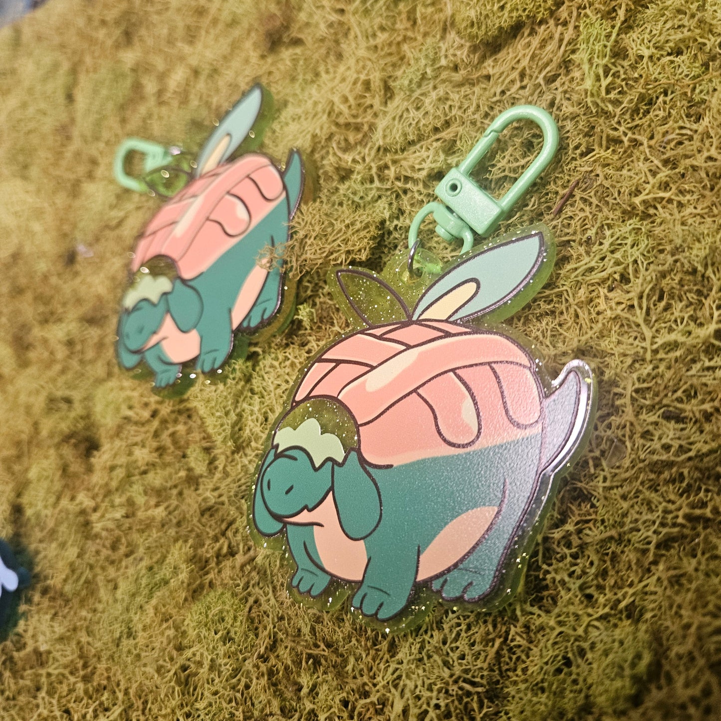 Apple Dragon Acrylic Keychain