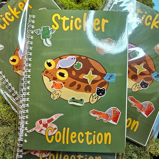 "Sticker Collection" Reusable sticker book