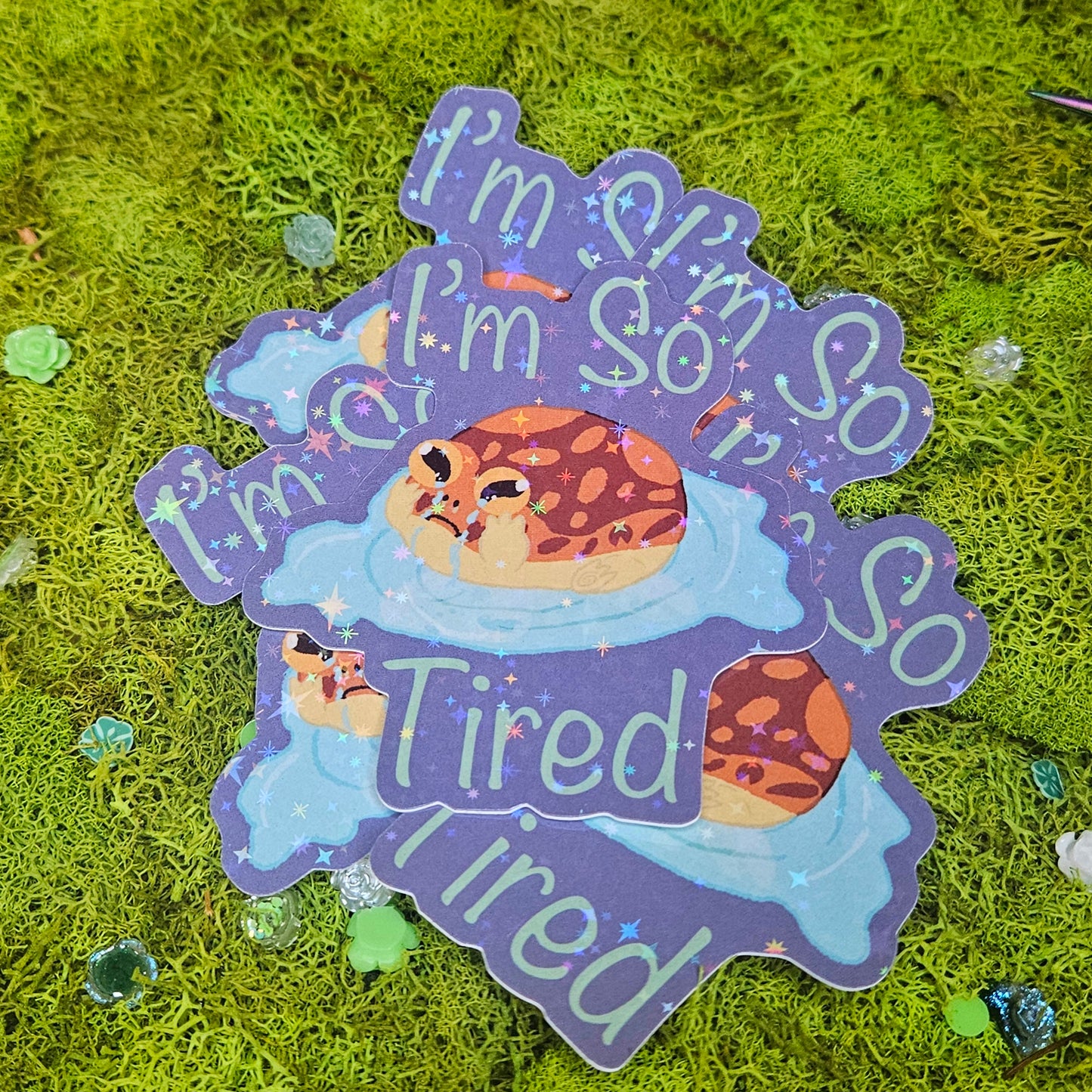 I'm So Tired Vinyl Sticker