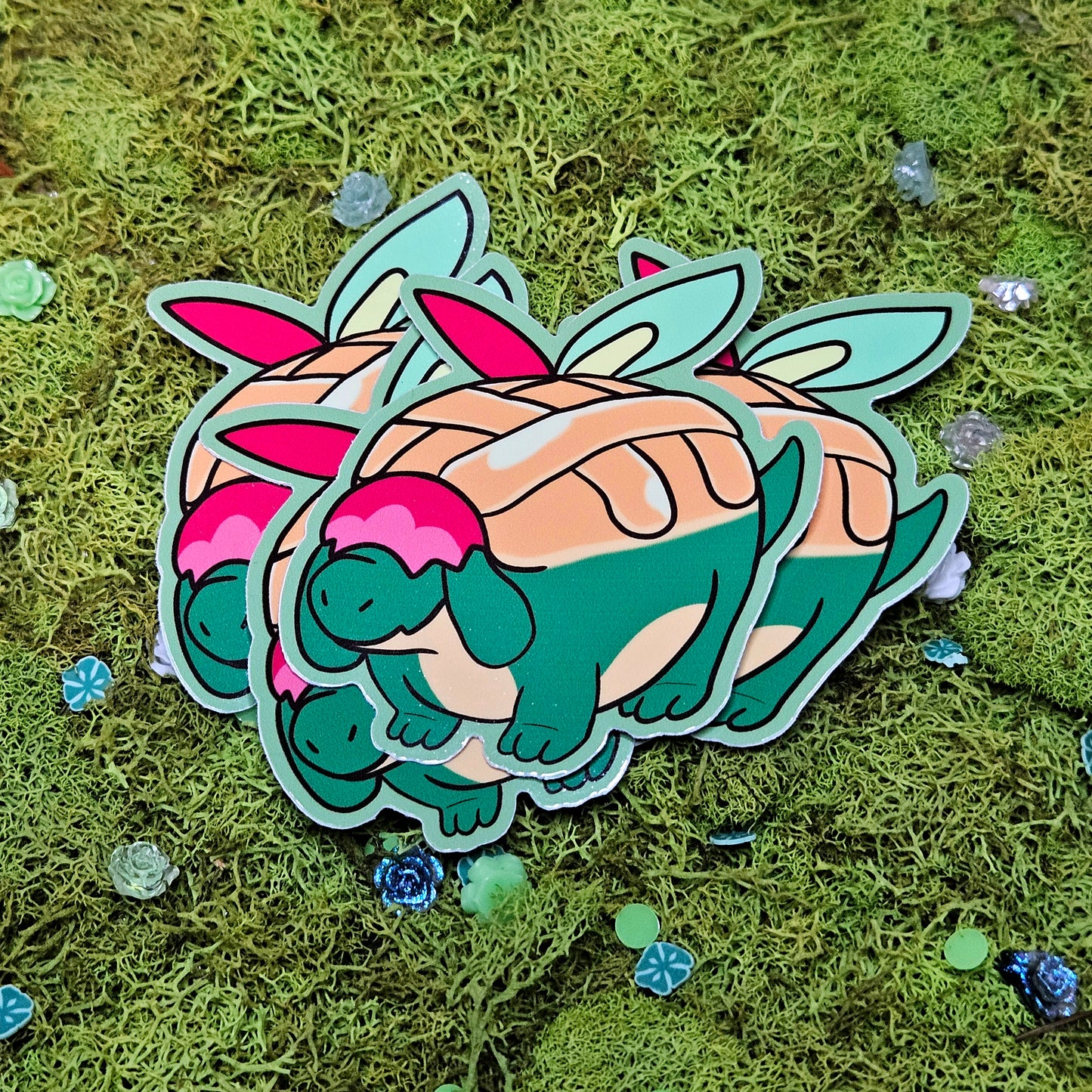 Apple Pie Dragon Vinyl Stickers