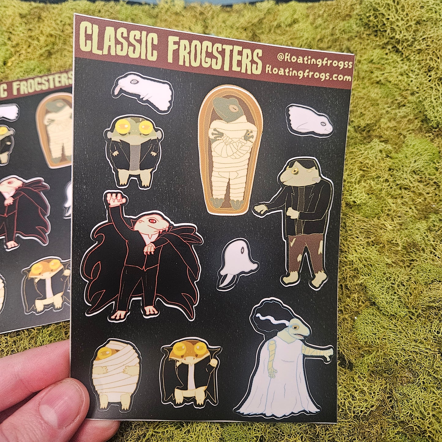 Classic Frogsters Sticker Sheet