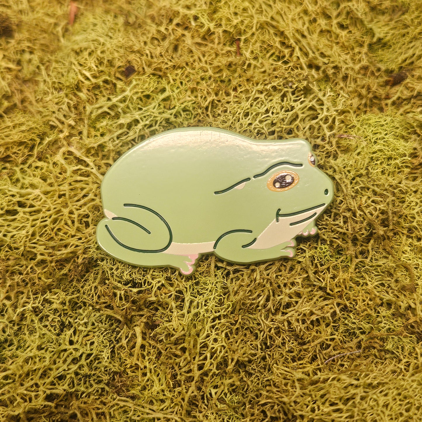 Whites Tree Frog Dyed Metal Pins