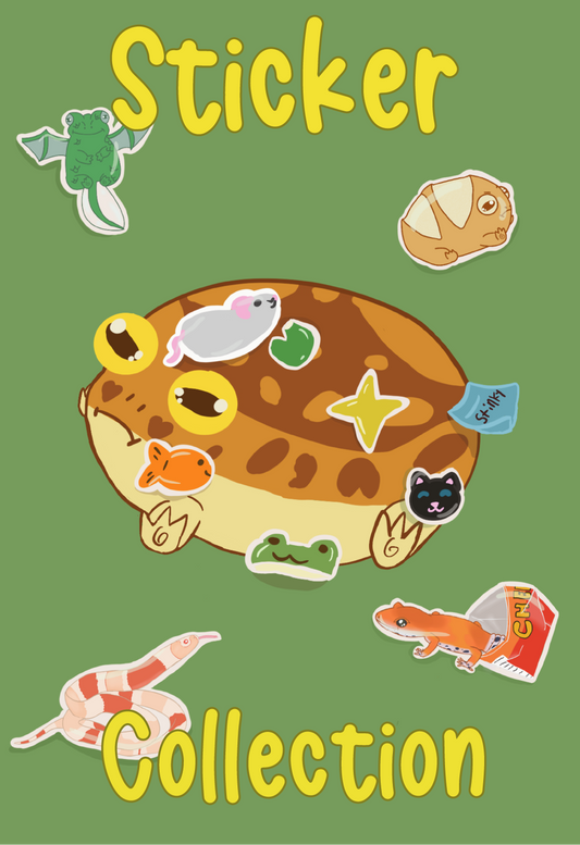 PREORDER! "Sticker Collection" Reusable sticker book