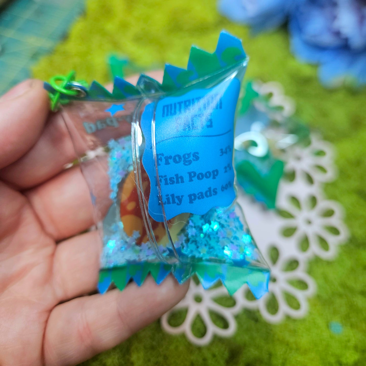 Reggie's Lilypad Bites Candy Bag Keychain