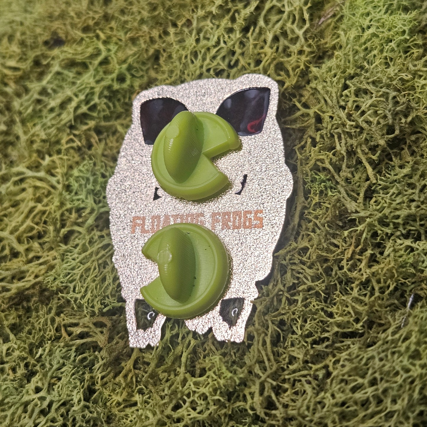 Lil' Invisible Frog Enamel Pin