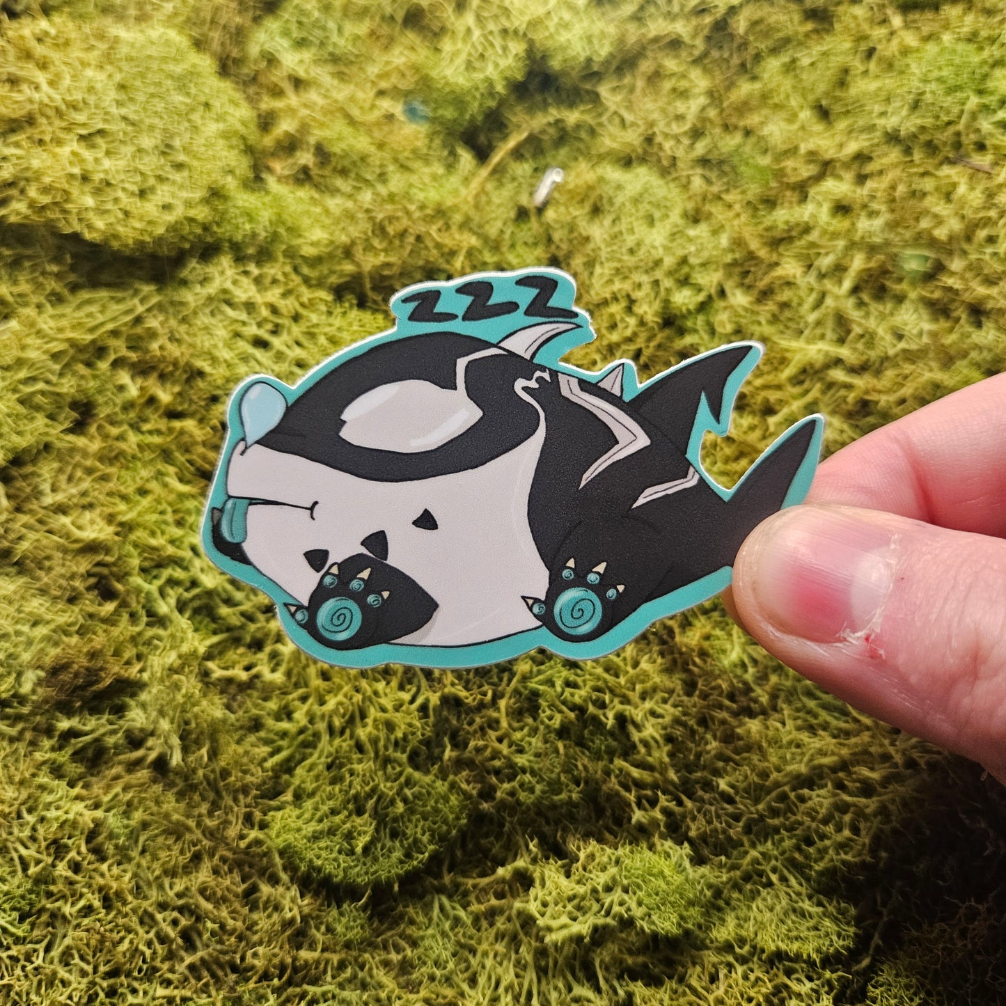 Sleepy Symbiote Jeffy Vinyl Sticker