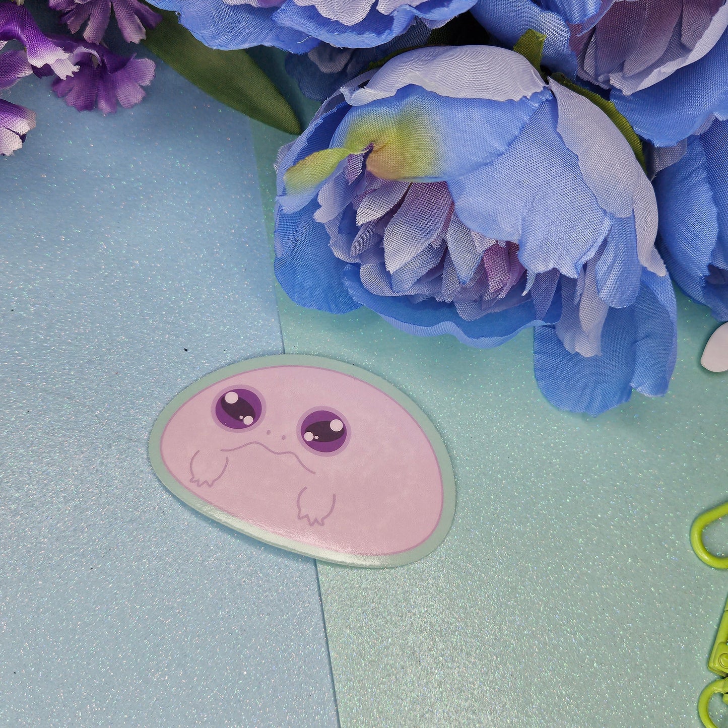 Taro Mochi Frog Vinyl Sticker