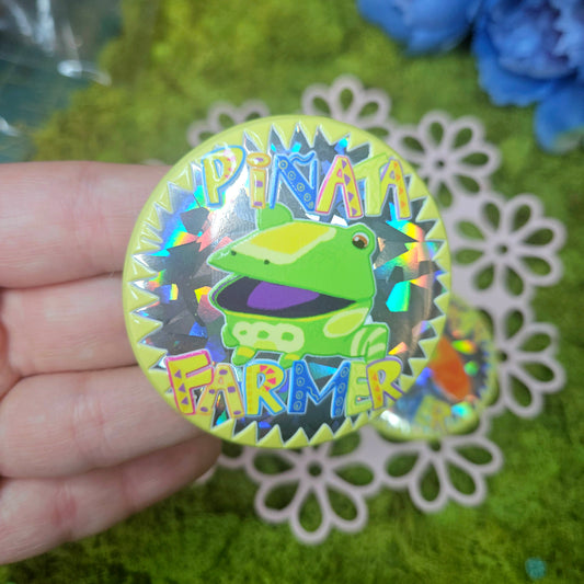 Pinata Farmer Button