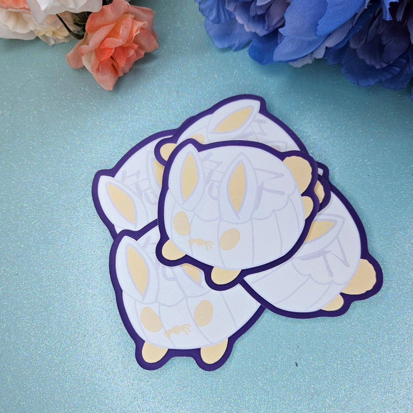 Mooncake Bunny vinyl stickers