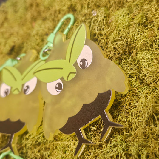 Grass Birb Keychain