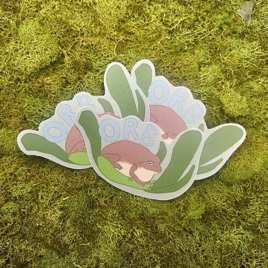 ORB Frog Vinyl Sticker