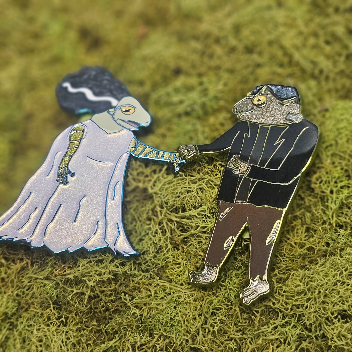 The Bride & The Monster Deluxe Pins