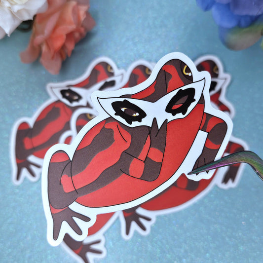 P5 Frog Vinyl Sticker