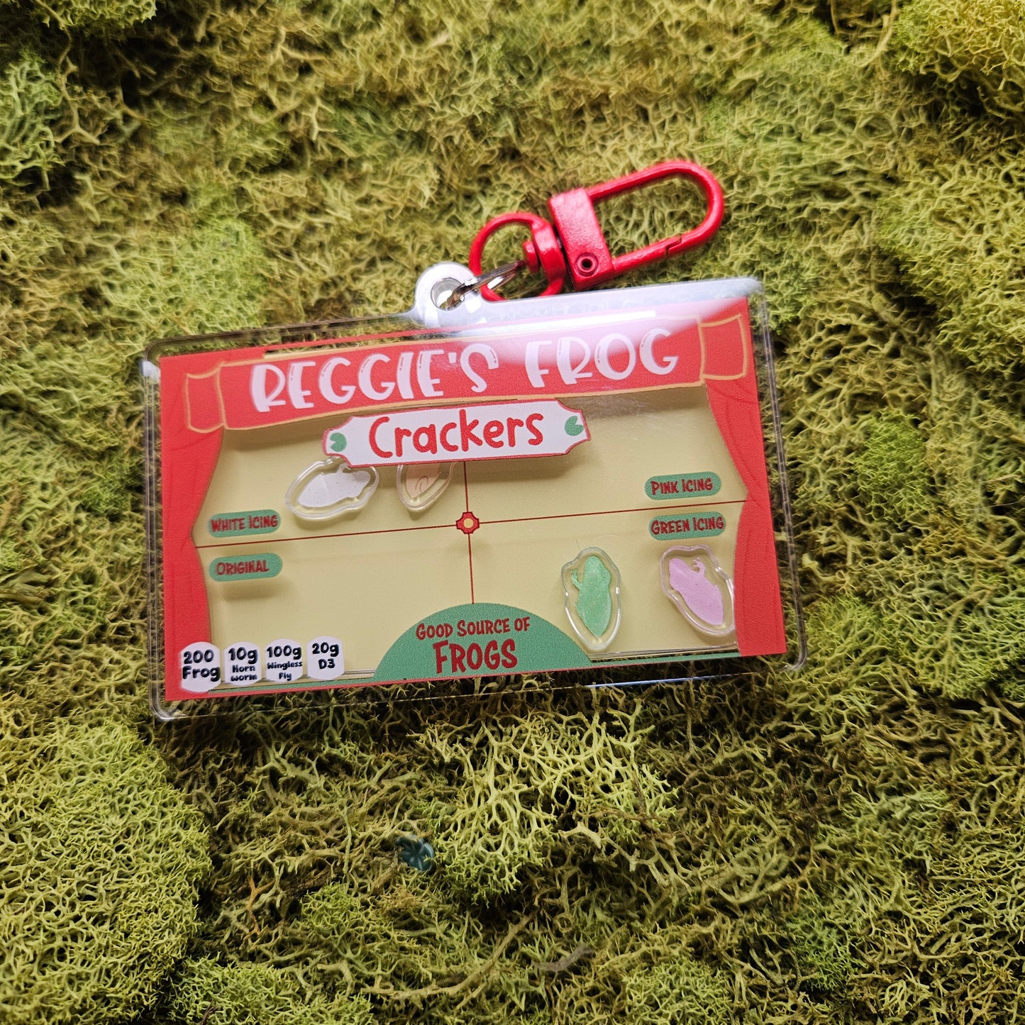 Preorder Circus Frog Cookies Shaker Keychain