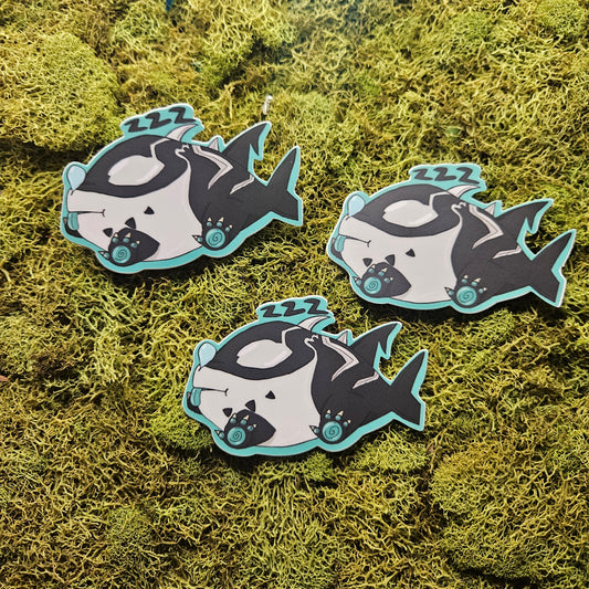 Sleepy Symbiote Jeffy Vinyl Sticker