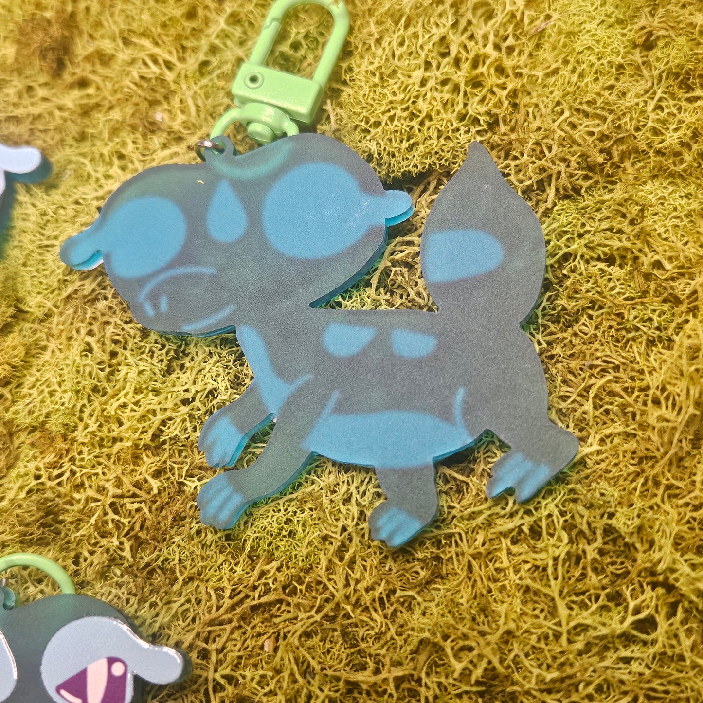 Water Gecko Acrylic Keychian