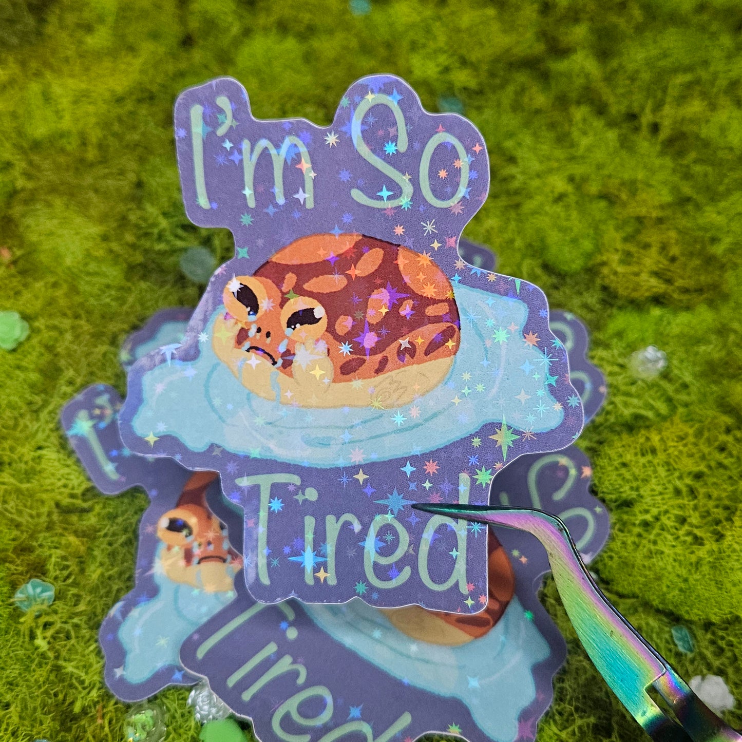 I'm So Tired Vinyl Sticker