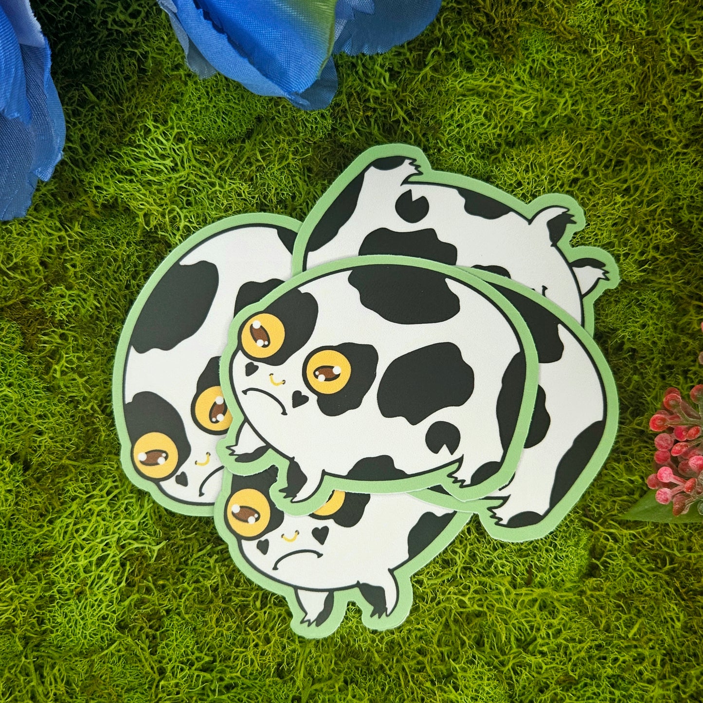 Cow Reggie Vinyl sticker