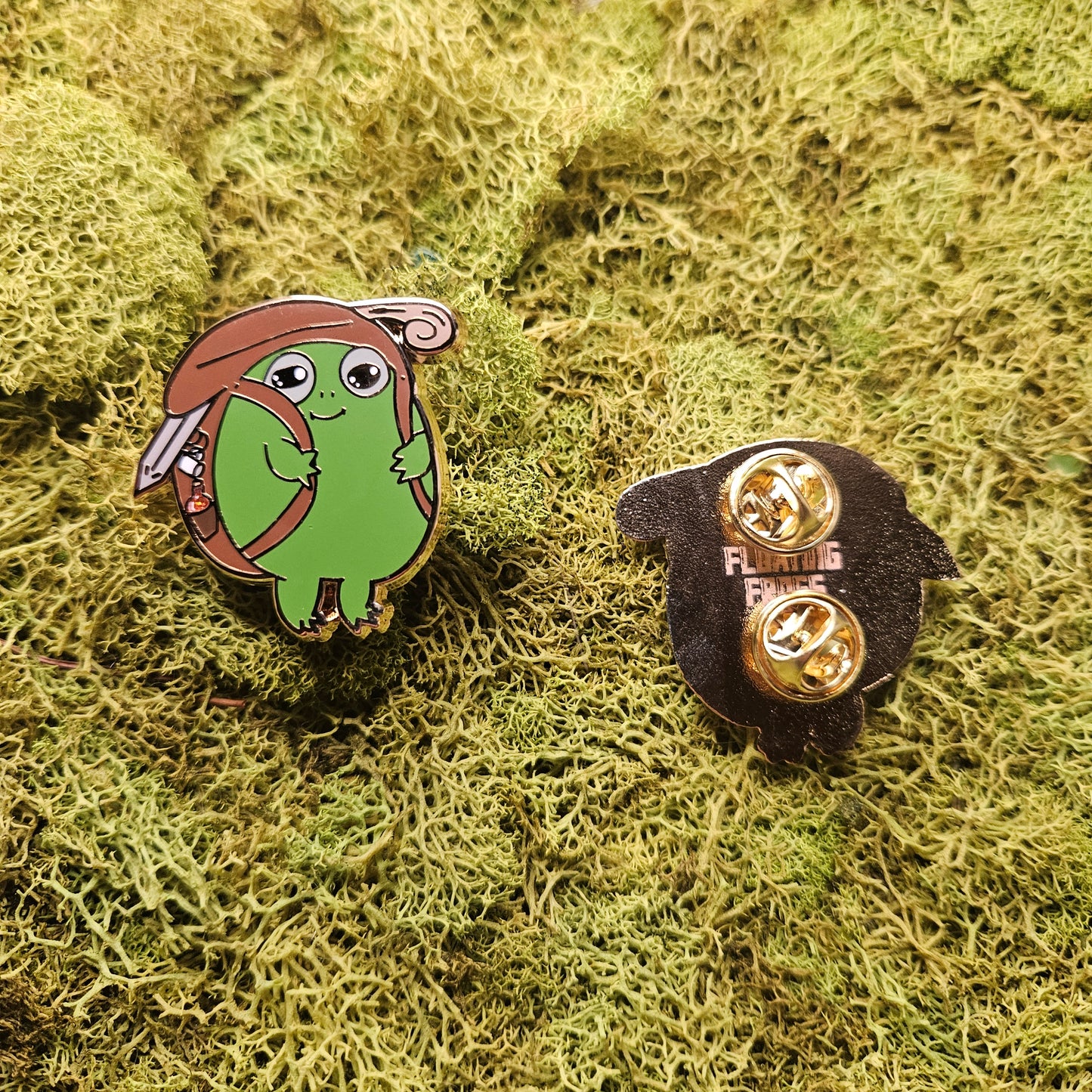 Adventure Frog Enamel Pin - LIMITED