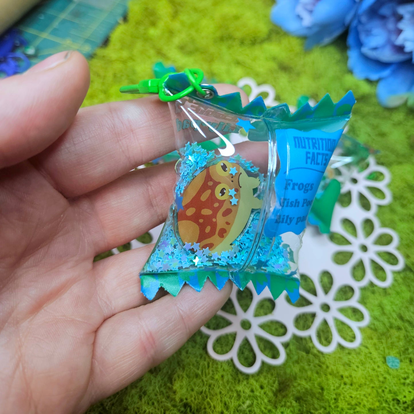 Reggie's Lilypad Bites Candy Bag Keychain