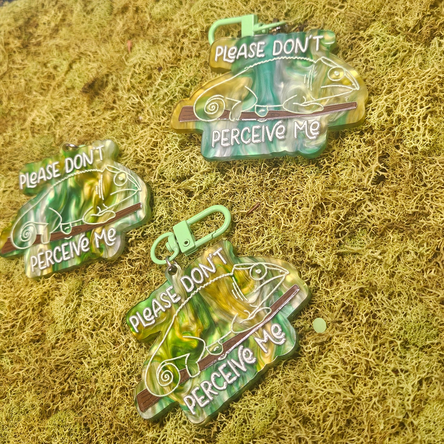 Do not Perceive me Acrylic Keychain