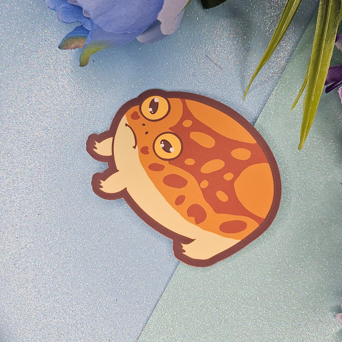 Reggie Sticker Original Reggie vinyl Sticker – Floating Frogs