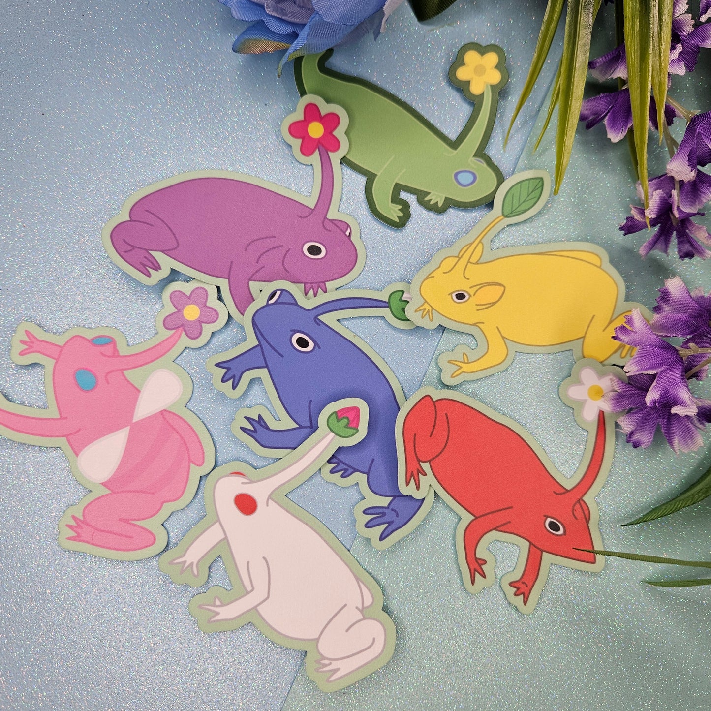 "Pik" Frogs Vinyl Stickers