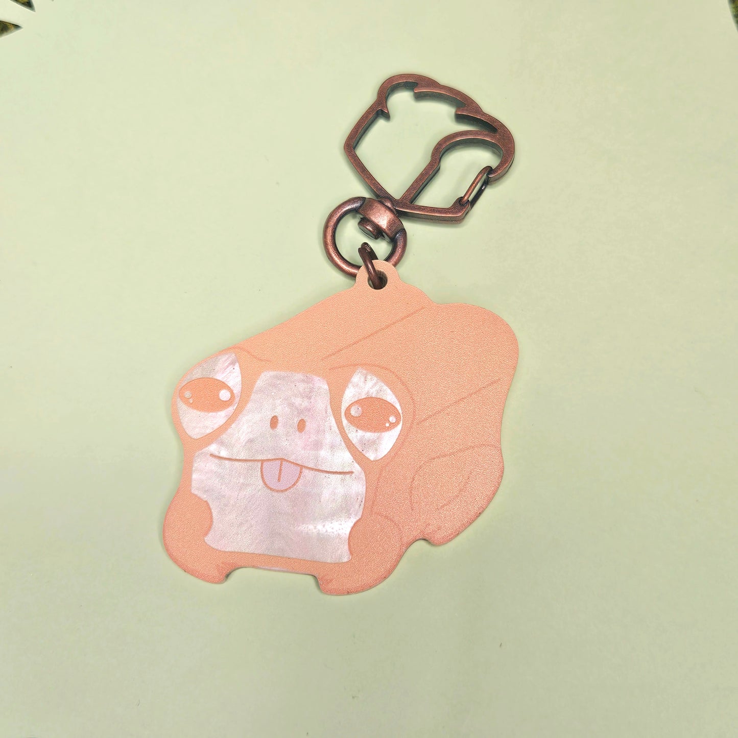 Milk Bread frog special acyrlic keychain