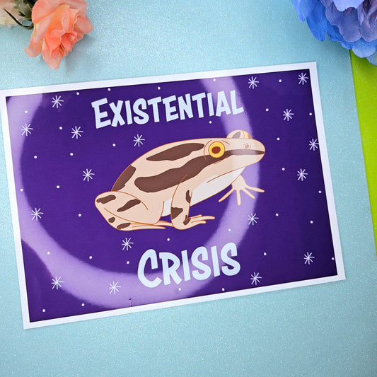 Existential Frog Mini Art Print