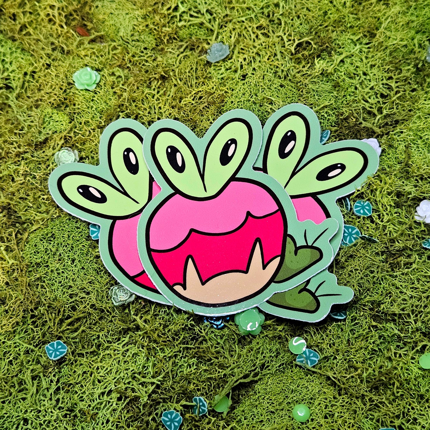 Apple Monster Vinyl Stickers