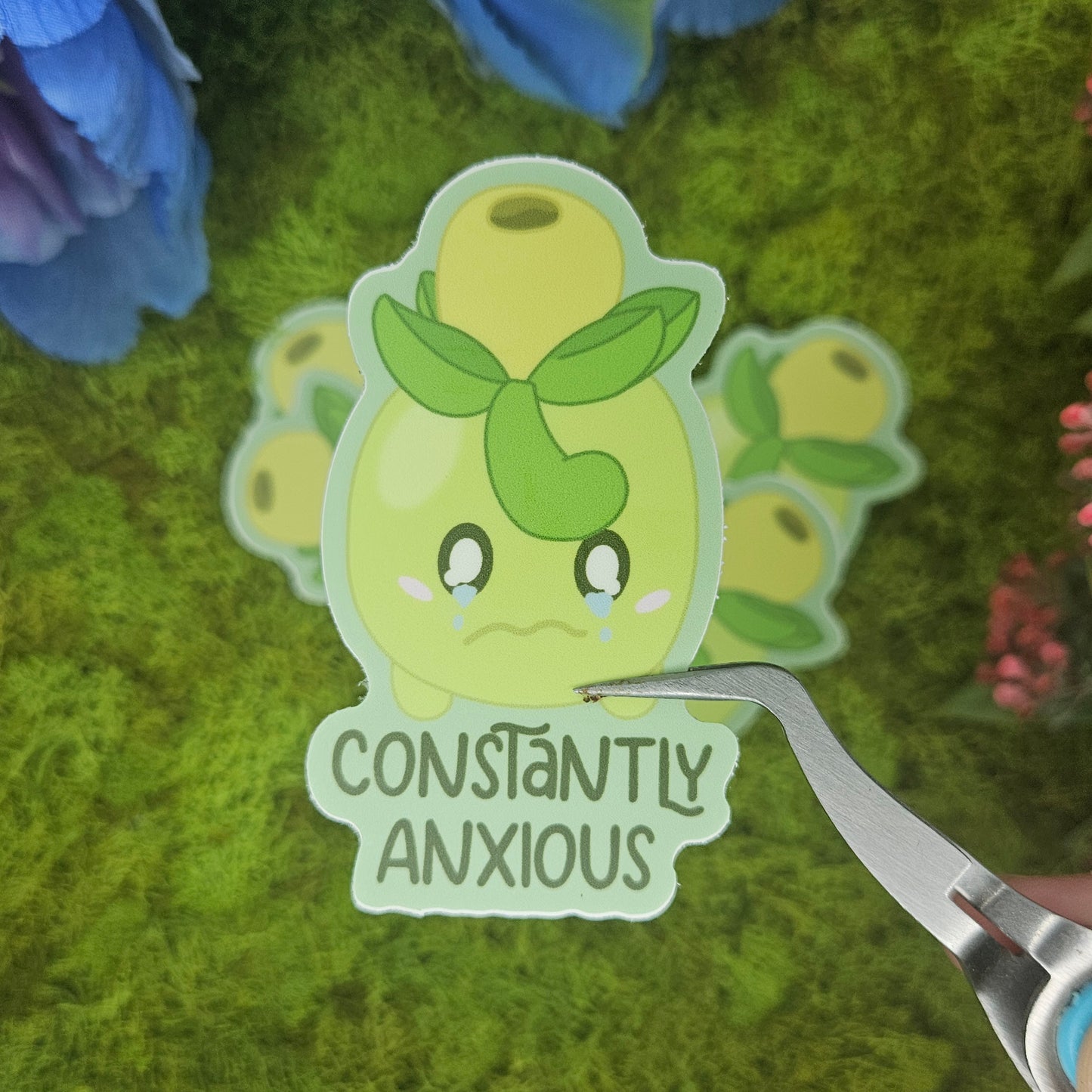 Constantly Anxious Vinyl Sticker