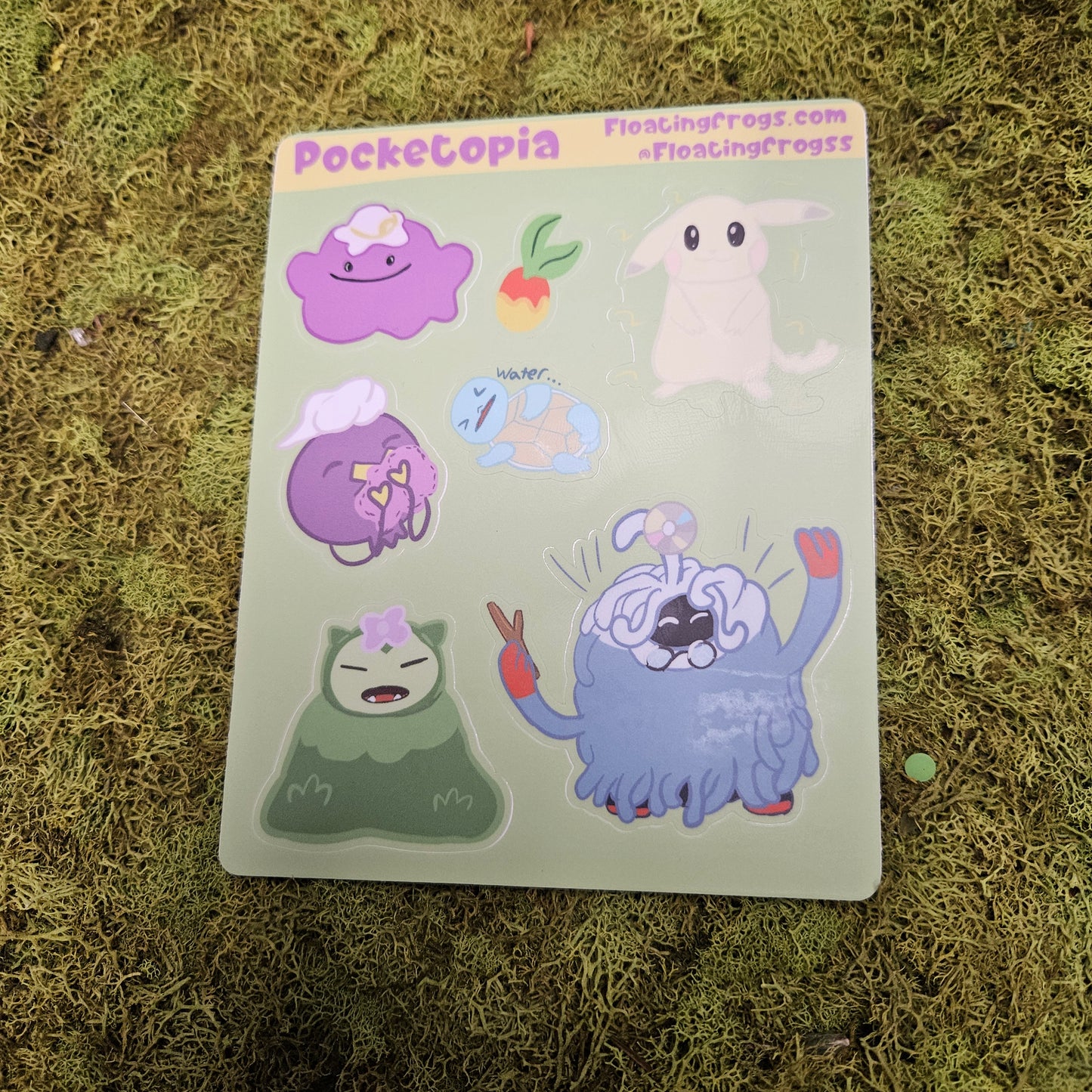 Pocketopia Vinyl Sticker Sheet