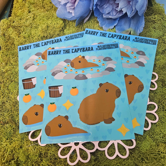 Barry the Capybara Sticker sheet