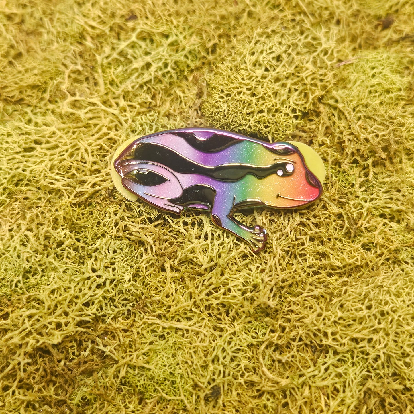Rainbow Pride Frog Pin
