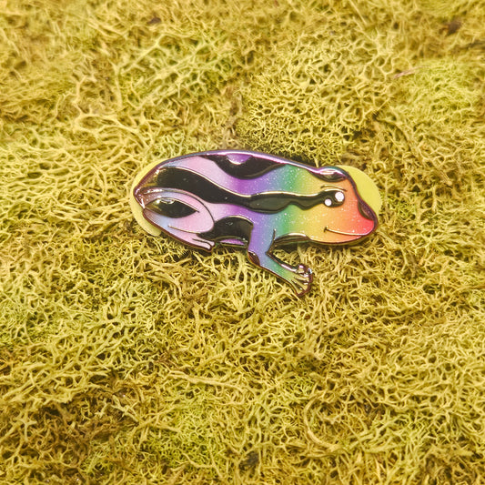 Rainbow Pride Frog Pin