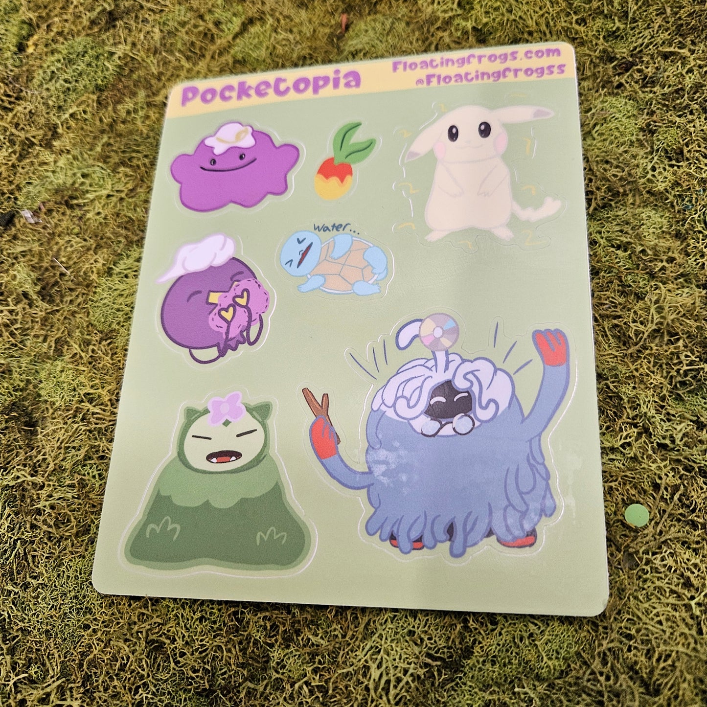 Pocketopia Vinyl Sticker Sheet