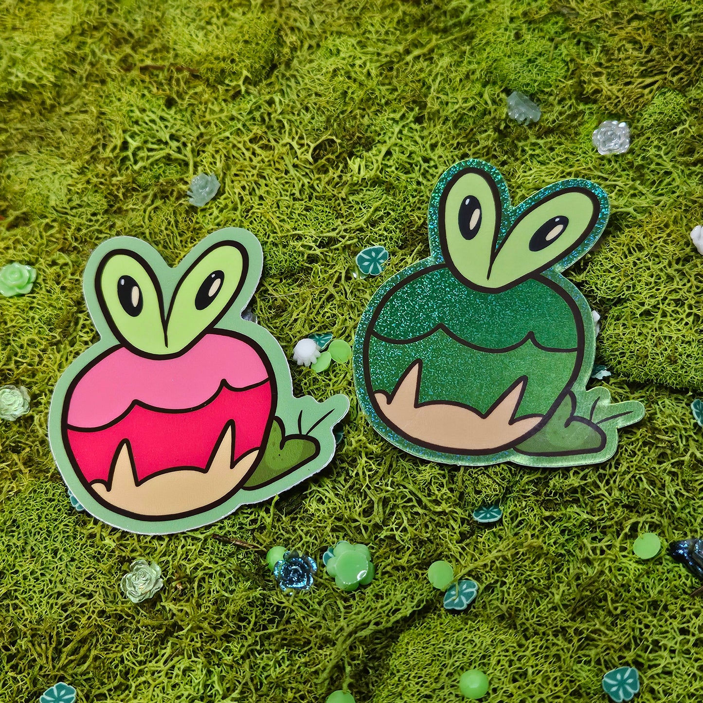 Apple Monster Vinyl Stickers