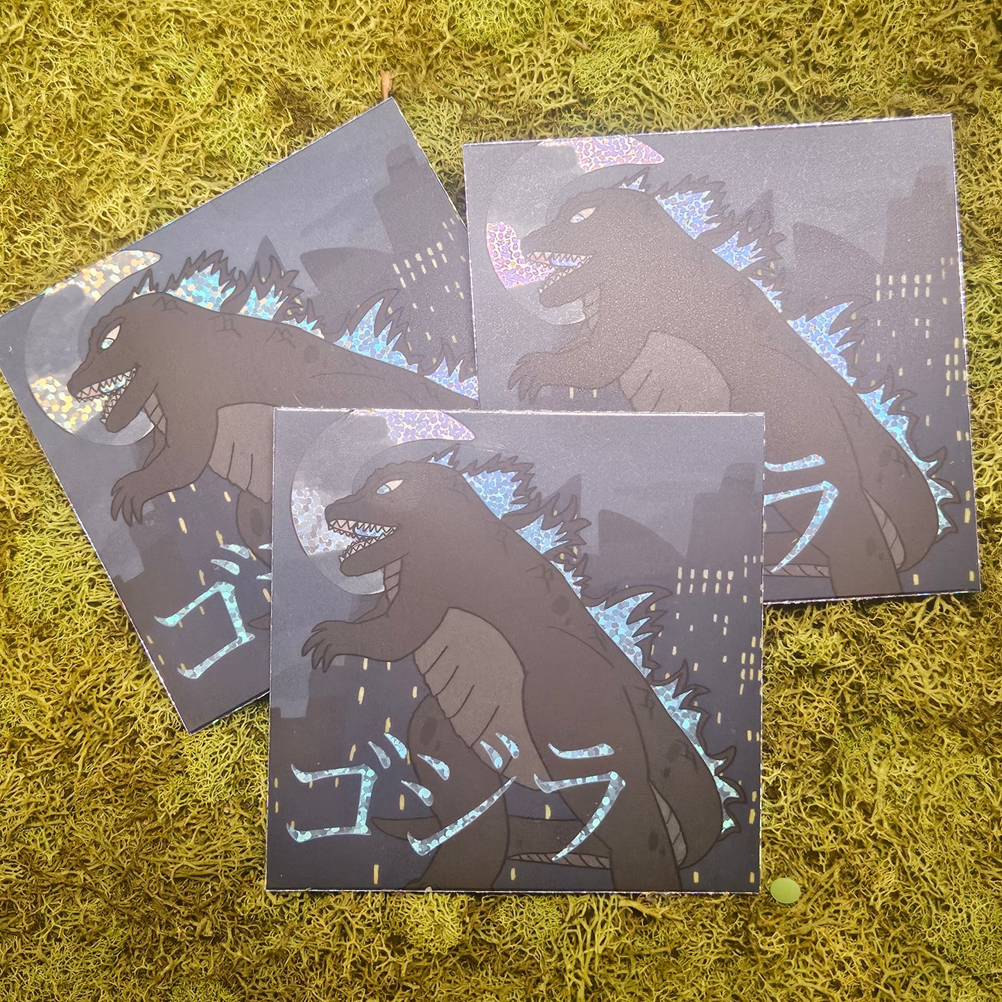Lizard King Glitter Vinyl Sticker