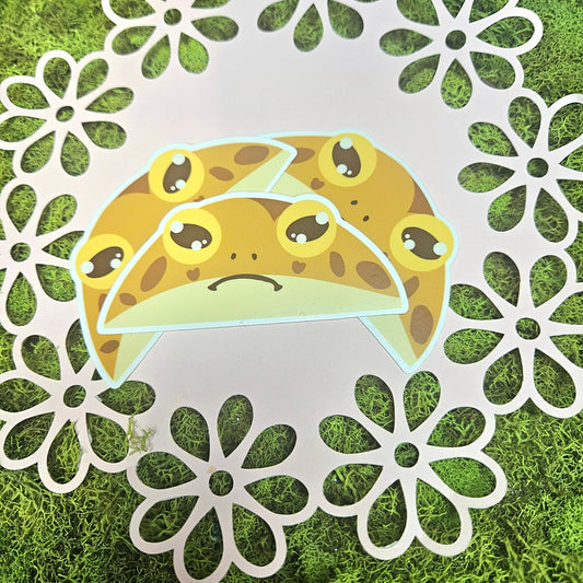 Peaking Reggie Vinyl Sticker 3"