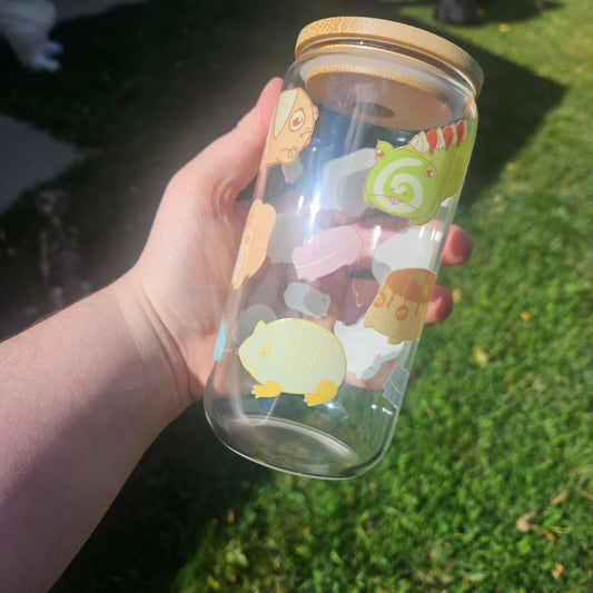 Dumpy Frog Bakery Glass Can