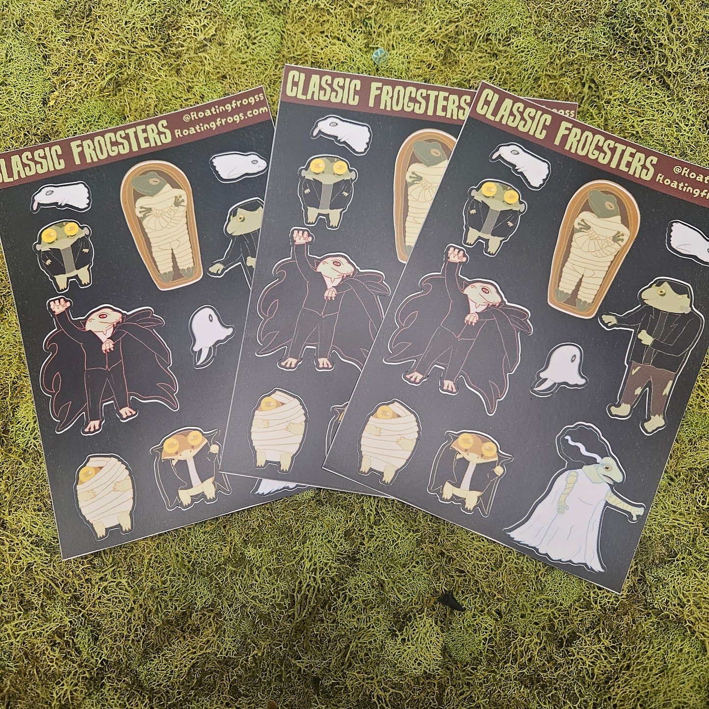 Classic Frogsters Sticker Sheet