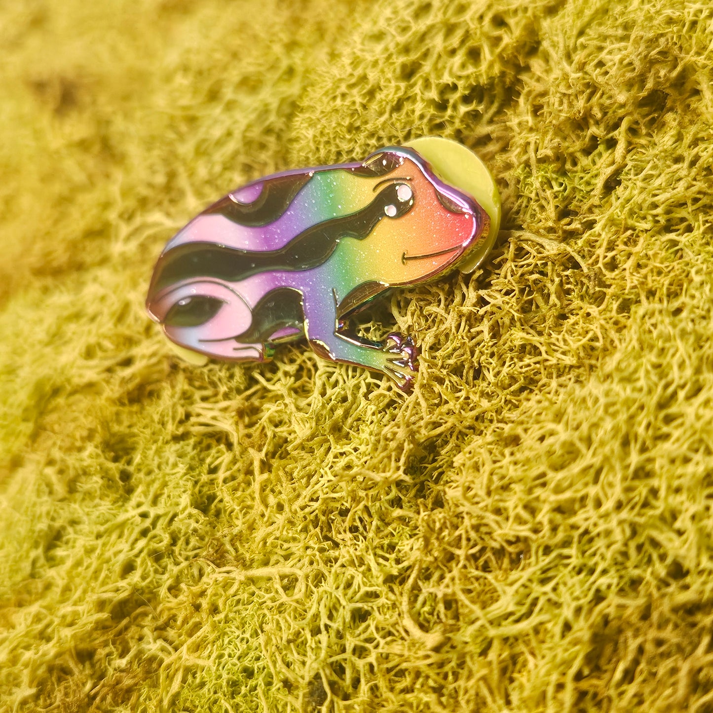 Rainbow Pride Frog Pin