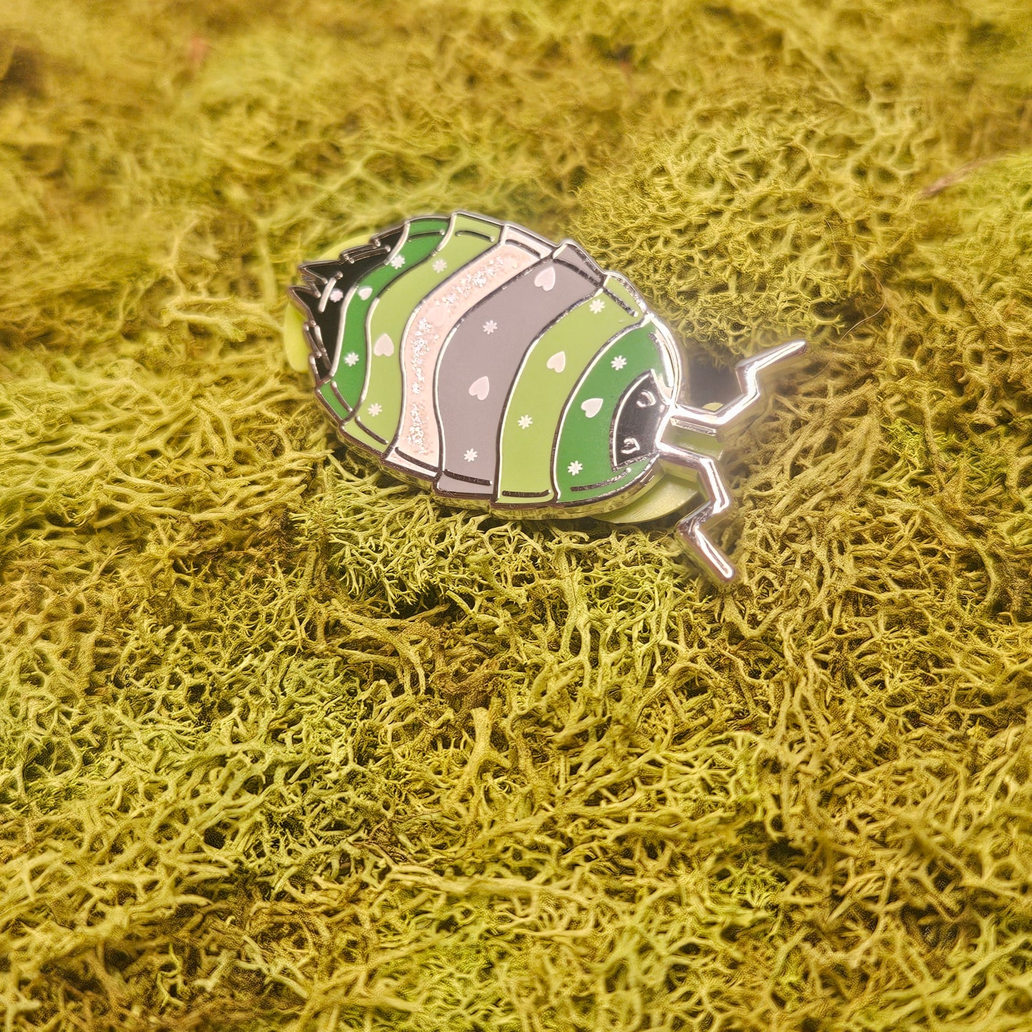 Aromantic Pridesopod Pin
