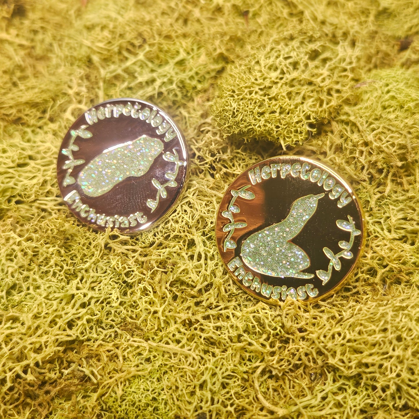 Herpetology Enthusiast Pins