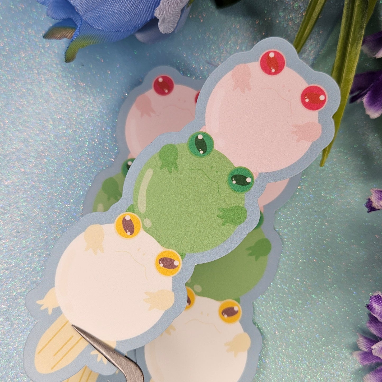 Dango Frog vinyl sticker